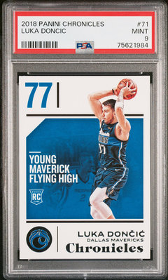 2018-19 Panini Chronicles Luka Doncic #71 PSA 9 MINT Rookie RC