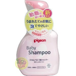 【JPGO日本購 】日本製 貝親 Pigeon 泡沫洗髮精 350ml~花香#591