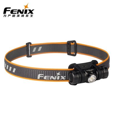 正品特賣 FENIX HM23戶外夜跑露營探險登山頭戴式頭燈強光越野LED中白光AA頭燈輕