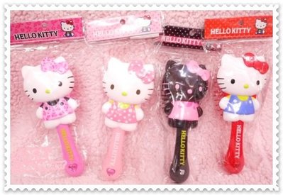 ♥小花花日本精品♥ Hello Kitty  梳子圓梳 健康按摩梳 氣囊梳子(單一價)