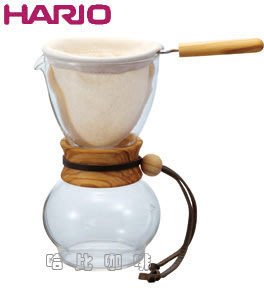 【豐原哈比店面經營】日本製 HARIO DPW-1-OV 橄欖木 法蘭絨濾泡咖啡壺 手沖壺 1-2人 現貨供應