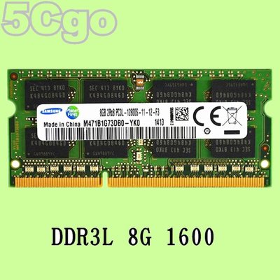 5Cgo【權宇】三星筆電記憶體DDR3L 8G 8GB 1600 1.35V記憶體條PC3-12800S相容1333含稅
