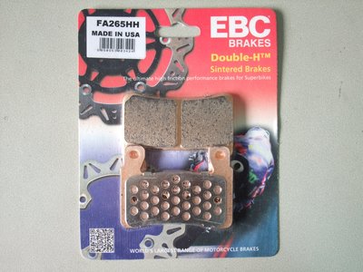 EBC 金屬來令 FA265HH NISSIN 雙插銷對四卡鉗 專用( CB400 600RR SBS BREMBO )