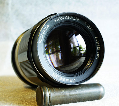 【悠悠山河 】收藏級 Leica味 KONICA HEXANON 135mm F3.5 AR 一代銘鏡 無刮無霉無霧無塵無斑無霾