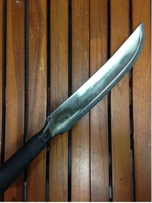雙中自製 7寸 原住民山刀(不含鞘) 彈簧鋼純手工鍛造打磨 已開鋒 雙中鐵店1928