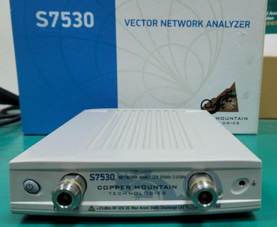 【攸仕得儀器】 Copper Mountain S7530 2-Port 75OHm Vector Network Analyzer 網路分析儀