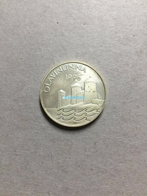 芬蘭1996年10歐奧維拉城堡紀念銀幣錢幣收藏 紀念幣 銀幣 錢幣【古幣之緣】1028