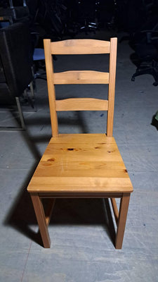 【尚典中古家具】木紋色餐椅  中古/二手/餐椅/木紋餐椅/學習椅/休閒椅/木頭椅