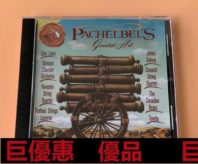 現貨直出特惠 精選全新CD 銅管合奏 帕海貝爾 卡農全集 Pachelbel's Greatest Hit CD莉娜光碟店 6/8