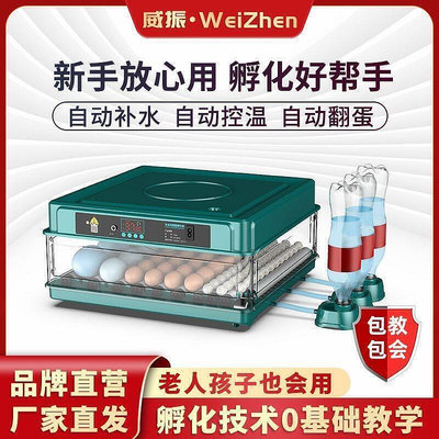 【現貨】孵蛋器 110v小型家用全自動水床孵化器 迷你孵化機小雞孵化箱
