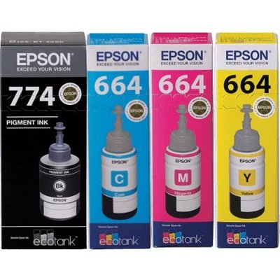 【KS-3C】原廠盒裝四色一套墨水T7741.T6642~T6644 適用EPSON L605 L655 L1455