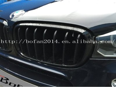 泰山美研社 E4018 BMW 寶馬 F15 X5 F16 X6 PERFORMANCE 消光黑 鼻頭 水箱罩