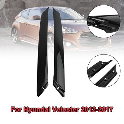 Hyundai Veloster 2012-2017 L+R 擋風玻璃立柱飾條外飾條-極限超快感