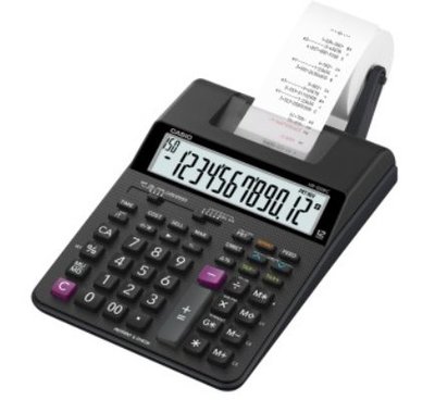 【天龜】 CASIO  打印型計算機  12位數 雙色列印  可顯示列印日期及時間  HR-100RC　