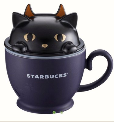 星巴克萬聖節系列黑貓捉迷藏馬克杯它圖同步先下標為得標者