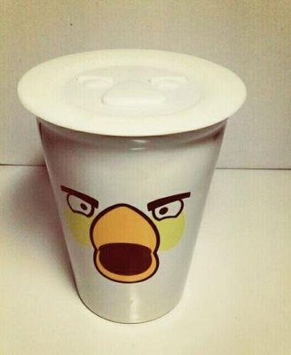 7-11 Angry Birds 憤怒鳥馬克杯/白色憤怒鳥隨行杯/雙層陶瓷杯/馬克杯/杯子/咖啡杯/泡茶杯/水杯/收藏品