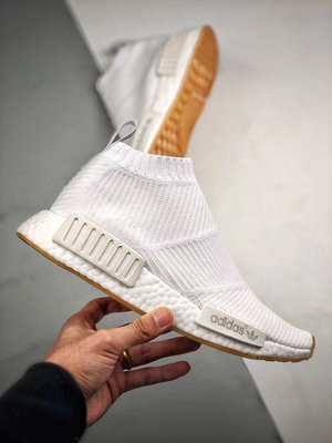 Adidas Originals NMD City Sock CS1 全白 百搭 編織 襪子 中幫 慢跑鞋 BA7208【雅妤潮鞋】