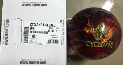 美國進口保齡球EBONITE品牌，CYCLONE飛碟球選手熱愛球種 11磅