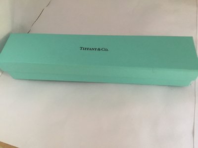 ❤️ 原廠真品Tiffany 長型紙盒 禮盒 首飾盒 精品項鍊 蒂芬尼 藍 禮品盒 22 cm