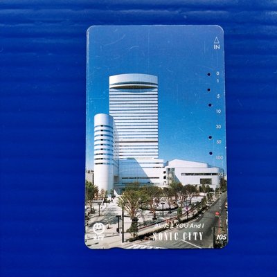 【大三元】日本-地鐵.電話卡-建築系列-索尼克中央電視台