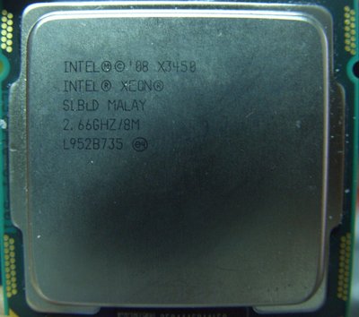 cpu X3450 四核心 xeon lga1156腳位處理器 4c8t 8m快取4核心效能近i7-860 i7-870