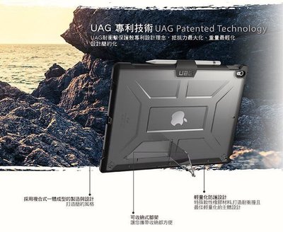熱賣 美國軍規 UAG iPad Pro 12.9 吋耐衝擊保護殻-透明 防摔套
