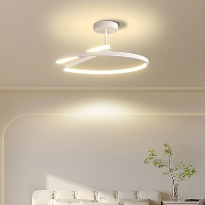 特價燈具：簡約現代幾何設計極簡主臥室燈黑白led客廳吸頂燈線條意式燈具（滿300元出貨）