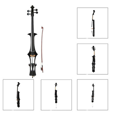 【現貨精選】活動價提琴黑色演奏 電聲大提琴考級大提琴新款電子新款 專業大提