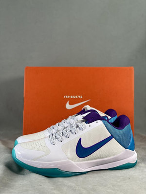 NIKE Zoom Kobe 5 Chaos 科比5黑白紅 專業實戰籃球鞋 男鞋386429-100【ADIDAS x NIKE】