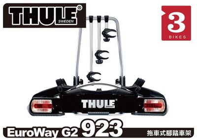 ∥MyRack∥THULE EuroWay G2 923 拖車式自行車架 攜車架 拖車球 ||百玲瓏.