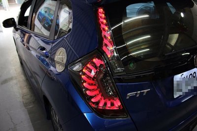 【小鳥的店】本田 2014-2016 FIT 三代 日規 樣式 LED 導光尾燈 台灣製造 外銷日本