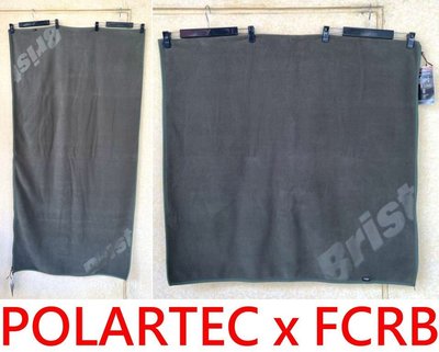 BLACK全新SOPHNET x POLARTEC x F.C.R.B科技材質FCRB毯子/薄被 (黑色/軍綠色)