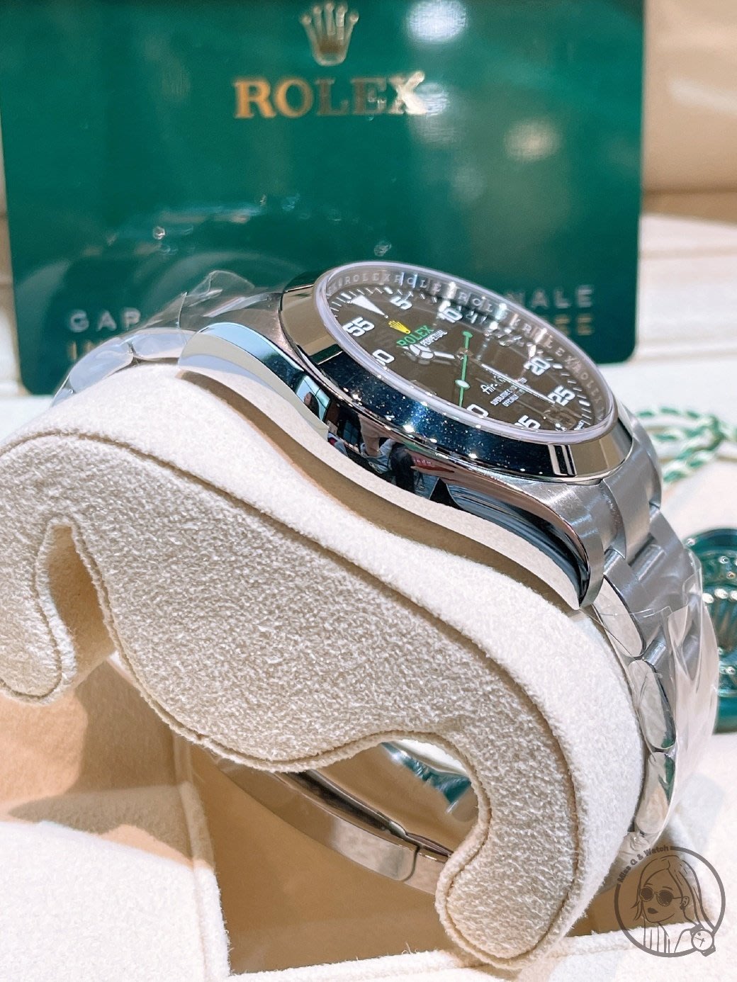 Ｑ小姐的玩錶瘋】ROLEX AIR KING👑 空中霸王116900🔺2023保卡｜全新品 