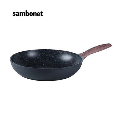 義大利Sambonet / Rock'N'Rose平底鍋24cm (黑色)