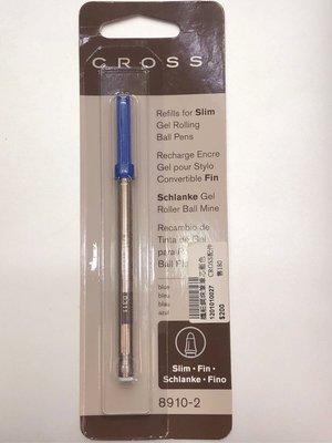 Cross 纖細藍色鋼珠筆芯 0.7mm