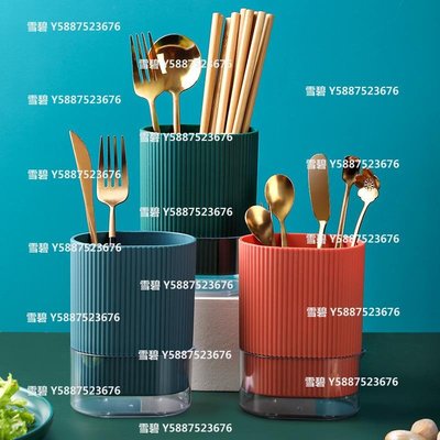 瀝水防塵筷子籠筷子筒廚房餐具收納盒筷子簍家用筷子盒置物架筷桶雪碧