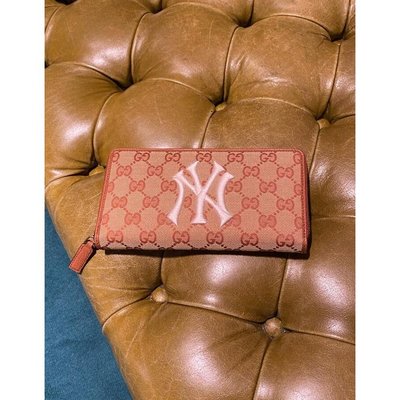 Gucci x New York Yankees Supreme Zip Around 長夾錢包 547791