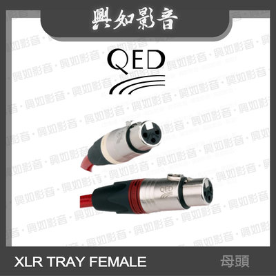 【興如】QED Reference 系列 XLR TRAY FEMALE 母頭 (5紅5白) 另售 XLR 40 Digital