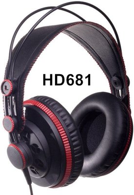 ☆唐尼樂器︵☆ Superlux HD681 HD681B HD681F 半開放式 耳罩式 舞台 錄音室 監聽耳機