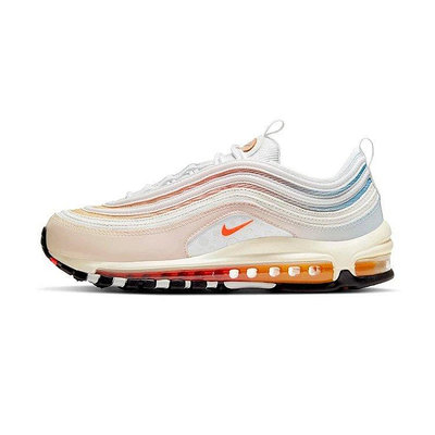 Nike男鞋Air MAX 97軟木塞刺繡銀紫子彈頭女鞋氣墊跑鞋DJ0717