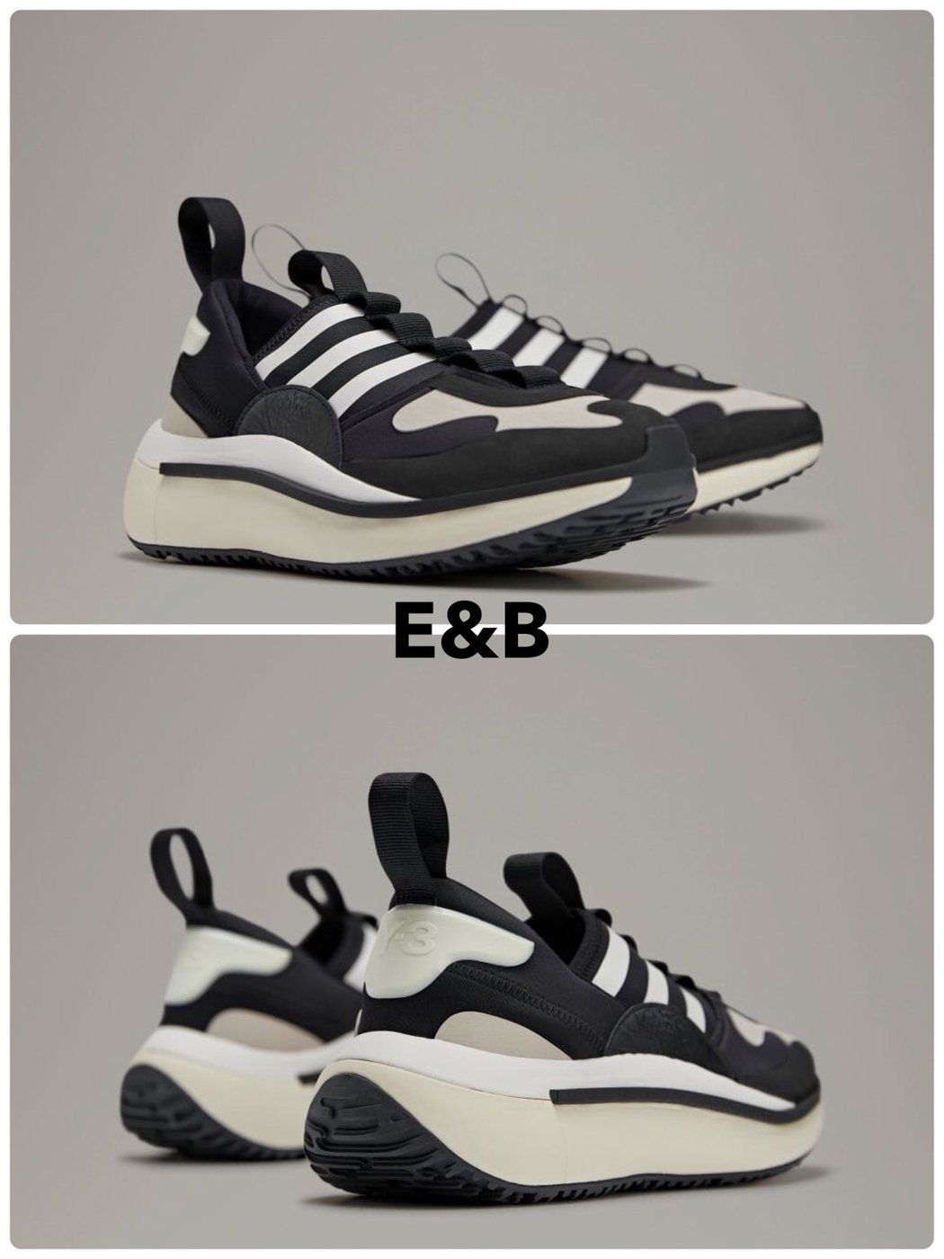 全新Adidas Y-3 Qisan Cozy 黑白灰US4.5-12.5 | Yahoo奇摩拍賣