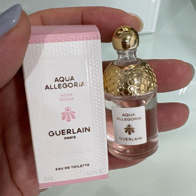 GUERLAIN 嬌蘭 花草水與系列 晨霧玫瑰淡香水小樣 7.5ml 含紙盒