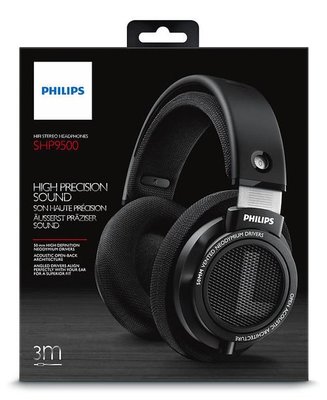 [未開封包裝有破損] SHP9500 Philips/飛利浦 頭戴式耳機 HiFi耳機 旗艦級耳機另售 AKG K240