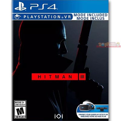 全新現貨 PS4 刺客任務3 (附密碼) 中文亞版 美版 非不相容歐版(相容VR) 殺手47 Hitman 3 光頭殺手