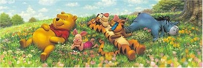 950-566 絕版950片日本進口拼圖 迪士尼 Winnie the Pooh 小熊維尼 小豬 跳跳虎 屹耳