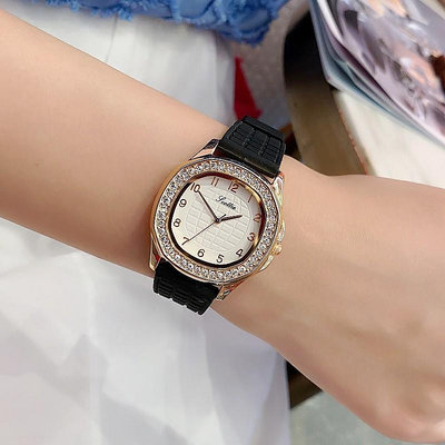 熱銷 詩高迪霸氣炫酷手錶腕錶女高級感簡約氣質方形大錶盤硅膠帶女錶學生錶203 WG047