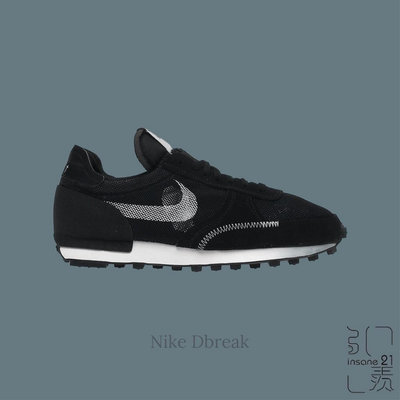 NIKE DBREAK-TYPE N.354 黑色拼接解構 網布 休閒運動鞋 男女款 CJ1156-003【Insane