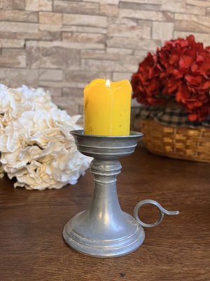 德國古董手工純錫手持燭台『不含展示用蠟燭』 #523107