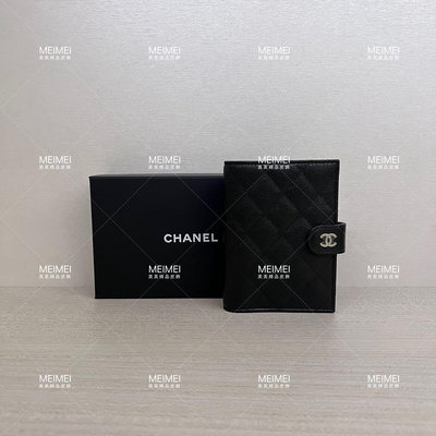 30年老店 預購 CHANEL 護照夾 黑色 荔枝 牛皮 銀 LOGO 皮夾 Ap3791 香奈兒