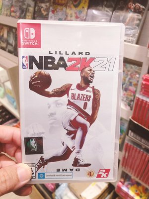 有間電玩 二手良品 NS Switch NBA 2K21 美國職業籃球 中文版 一般版